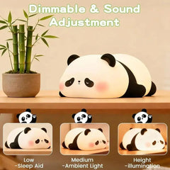 Rechargeable panda Table Lamp